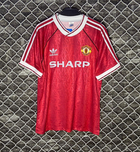 Manchester United 90/91 home jersey